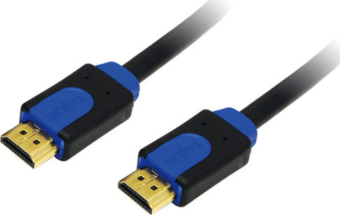 LogiLink HDMI 1.4 High Speed 1080p 120Hz Cable HDMI male - HDMI male 1m Μαύρο