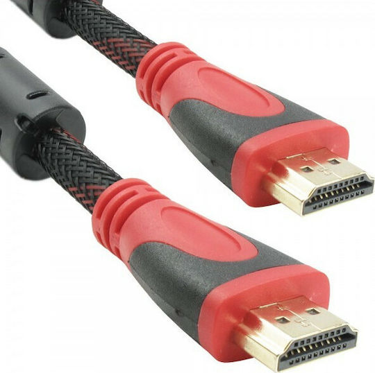 Aculine HDMI 1.4 High Speed 1080p 120Hz Cable HDMI male - HDMI male 5m Μαύρο