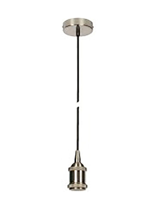 VK Lighting Lustră Argintiu cu Dulie E27 5x8cm.