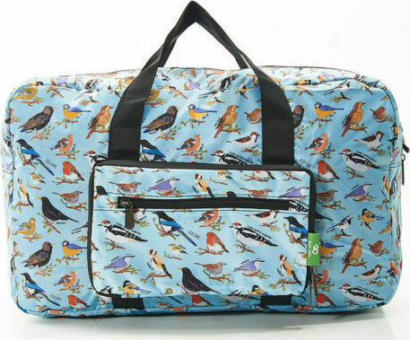 Eco Chic Foldable Holdall Sack Voyage 30lt Blue Fabric L50xW20xH29cm