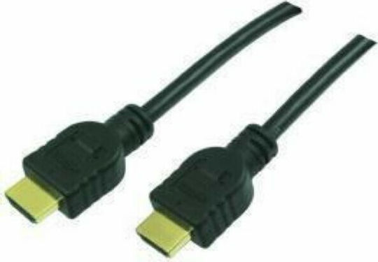 LogiLink HDMI 1.4 High Speed 1080p 120Hz Cable HDMI male - HDMI male 10m Μαύρο