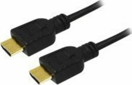 LogiLink HDMI 1.4 High Speed 1080p 120Hz Cable HDMI male - HDMI male 10m Μαύρο