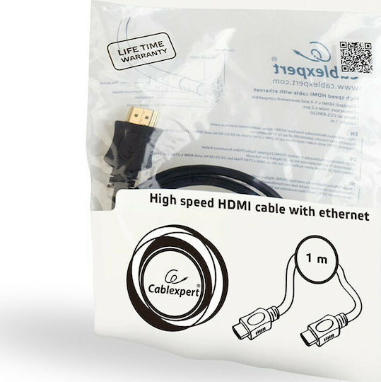 Cablexpert HDMI 1.4 High Speed 1080p 120Hz Cable HDMI Male - HDMI Male 4.5m Black