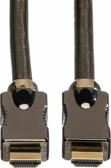 Roline HDMI 2.0 Premium High Speed 4K 60Hz HDR Cable HDMI Male - HDMI Male 1m Black