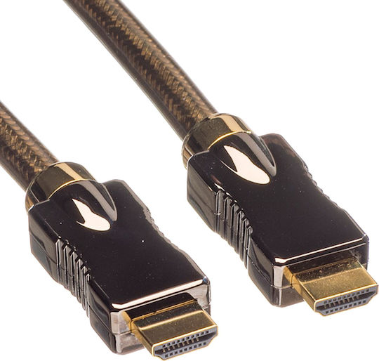 Roline HDMI 2.0 Premium High Speed 4K 60Hz HDR Cable HDMI Male - HDMI Male 1m Black