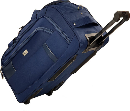 Rain Rain Backpack Suitcase 83L Blue with Wheels Fabric M68xW34xH36cm