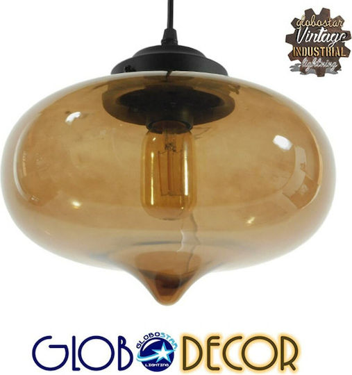 GloboStar Pomegranate Ceiling Light Honey Ball with E27 Socket 26x20x20cm