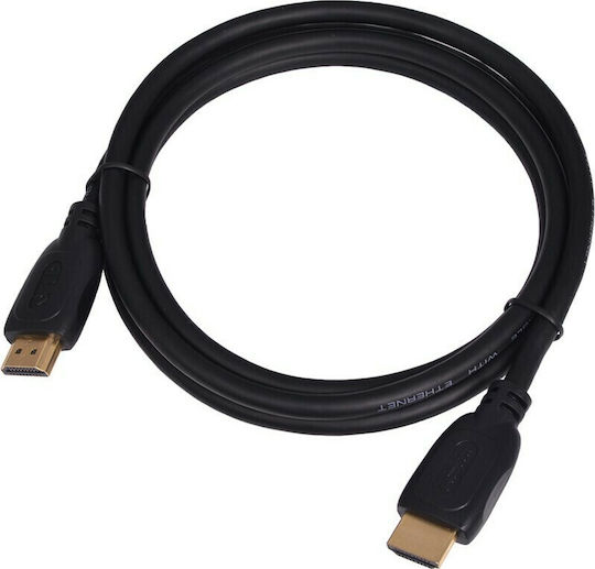 HDMI 1.4 High Speed 1080p 120Hz Кабел HDMI Мъжки - HDMI Мъжки 3м Черен