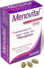 Health Aid Menovital Συμπλήρωμα για την Εμμηνόπαυση 60 ταμπλέτες