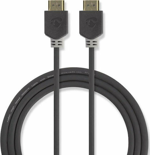 Nedis Cable HDMI male - HDMI male 1m Μαύρο