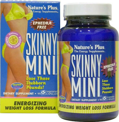 Nature's Plus Skinny Mini Συμπλήρωμα για Αδυνάτισμα 90 φυτικές κάψουλες