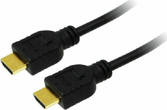 LogiLink HDMI 1.4 High Speed 1080p 120Hz Cable HDMI male - HDMI male 1.5m Μαύρο
