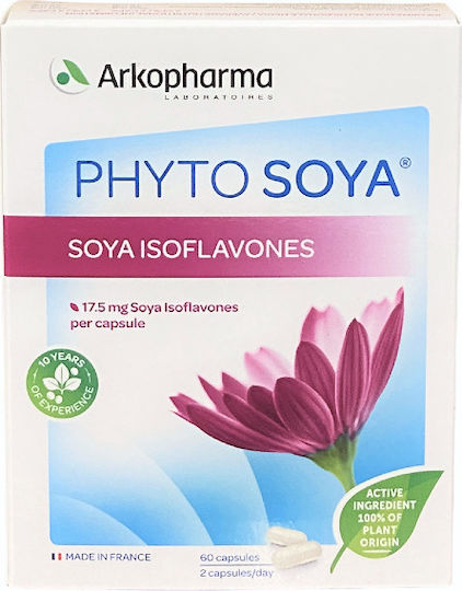 Arkopharma Phyto Soya 17,5mg 60tabs Συμπλήρωμα για την Εμμηνόπαυση 60 κάψουλες