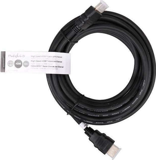 Nedis Кабел HDMI Мъжки - HDMI Мъжки 3м Черен