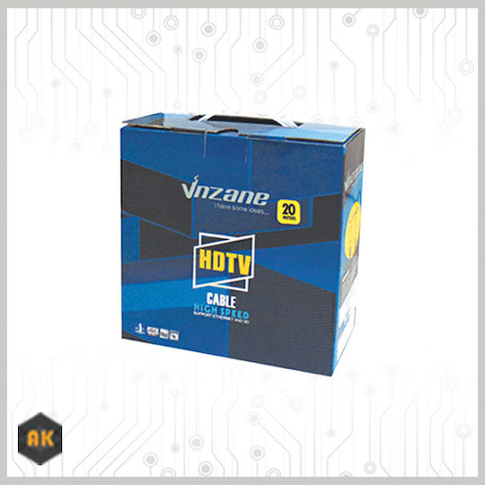 Cabluri HDMI 1.4 High Speed 1080p 120Hz HDMI De Sex Masculin - HDMI De Sex Masculin 20m Negru