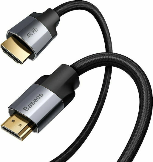Baseus Enjoyment HDMI 2.0 Braided Cable HDMI male - HDMI male 1m Black