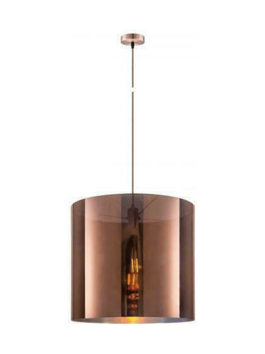 VK Lighting VK/03165/COP/5045 Pendant Light Single-Light for Socket E27 Bronze