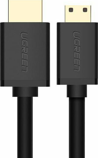 Ugreen HD108 HDMI 2.0 Premium High Speed 4K 60Hz HDR Cable HDMI male - mini HDMI male 1.5m Μαύρο