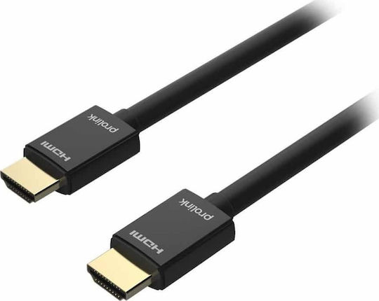 Prolink Cabluri HDMI Premium HDMI 2.0 Premium High Speed 4K 60Hz HDR Cablu HDMI de Sex Masculin - HDMI de Sex Masculin 2m Negru