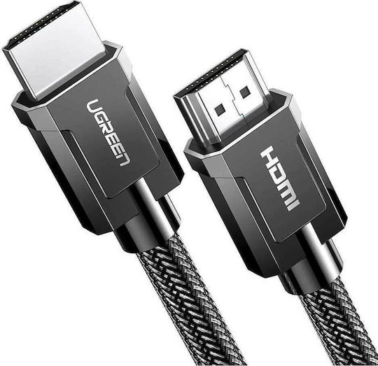Ugreen HDMI 2.1 Ultra High Speed 48Gbps 4K 120Hz HDR VRR Braided Cable HDMI Male - HDMI Male 2m Black
