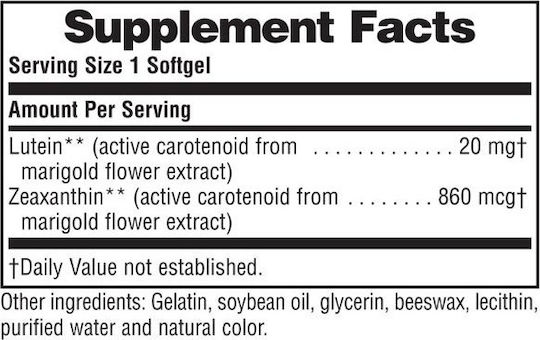 Nature's Plus Ultra Lutein Supliment Alimentar Special 60 Capsule Moi
