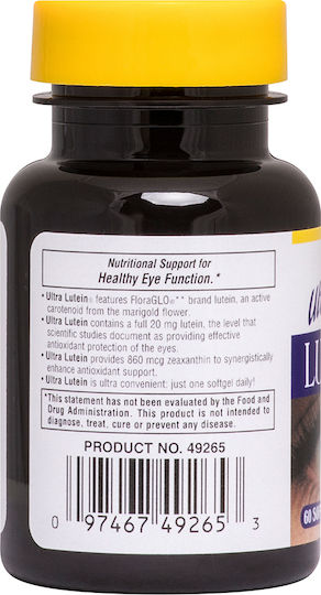Nature's Plus Ultra Lutein Supliment Alimentar Special 60 Capsule Moi