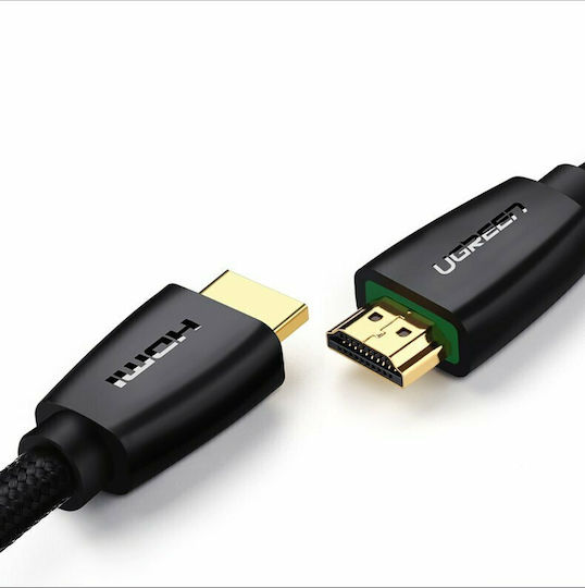 Ugreen HDMI 2.0 Premium High Speed 4K 60Hz HDR Braided Cable HDMI Male - HDMI Male 1.5m Black