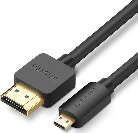 Ugreen HD127 HDMI 2.0 Premium High Speed 4K 60Hz HDR Cable HDMI Male - Micro HDMI Male Length 1.5m Black