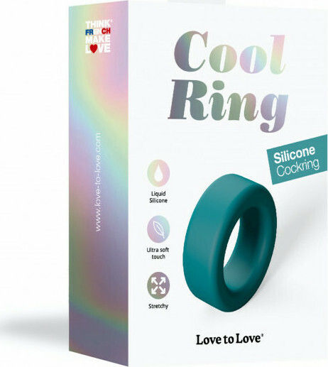 Rimba Love to Love Cool Ring Silicone Cockring Teal Me