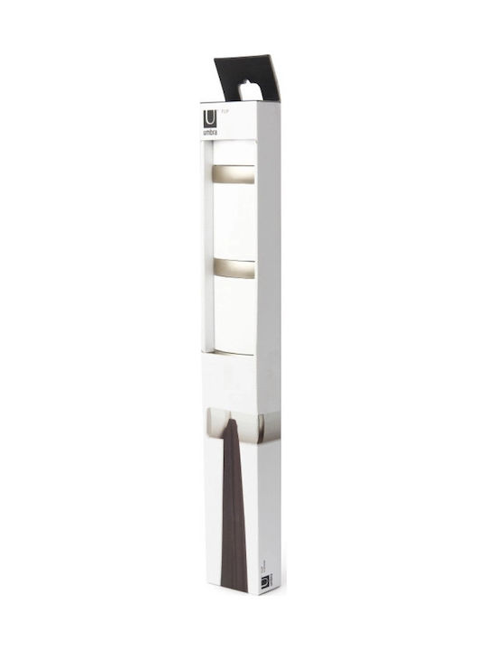 Umbra Wall Hanger Flip 5 Hook White Wooden 5 Hooks White 50.8x3.2x6.7cm