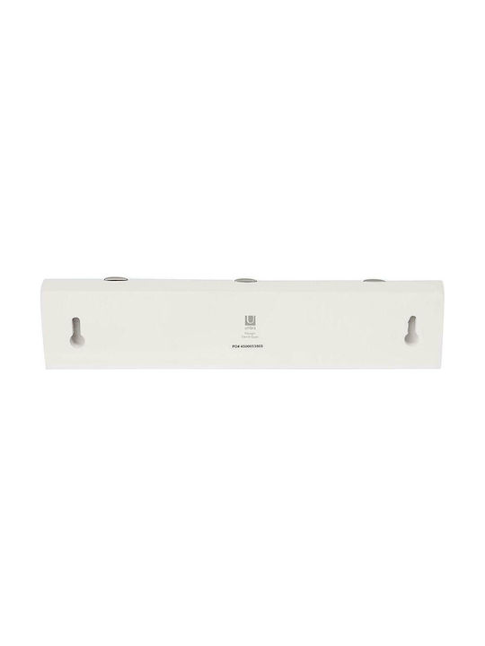 Umbra Κρεμάστρα Τοίχου Flip 3 Hook White Ξύλινη 3 Θέσεων Λευκή 33x3.2x7cm