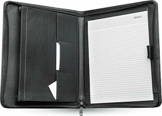 Contax Ντοσιέ Δίφυλλο Συνεδρίου για Χαρτί A4 Μαύρο Democritus