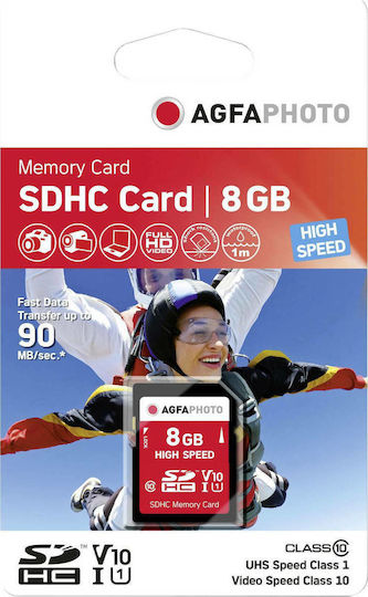 AgfaPhoto SDHC 8GB U1 V10 High Speed