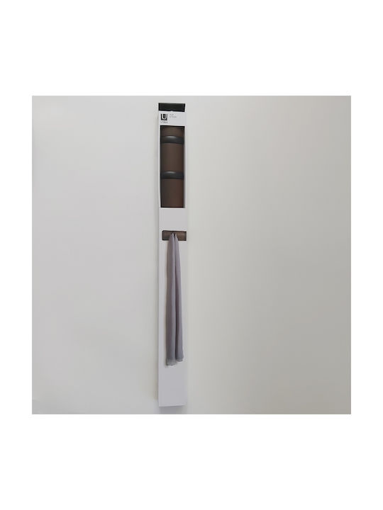 Umbra Wall Hanger Flip 8 Hook Black Wooden 8 Hooks Brown 81.3x3.2x7.6cm