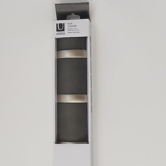 Umbra Wooden Wall Hanger 5 Hooks Gray 50.8x3.2x6.7cm