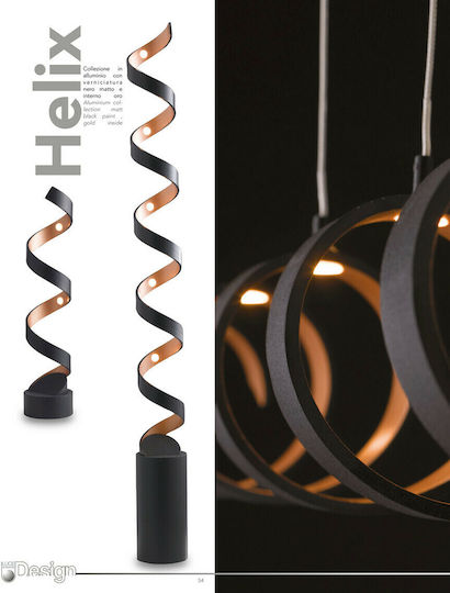 Fan Europe Led-Helix-S6 Ner Deckenleuchte Schwarz LED Riegel