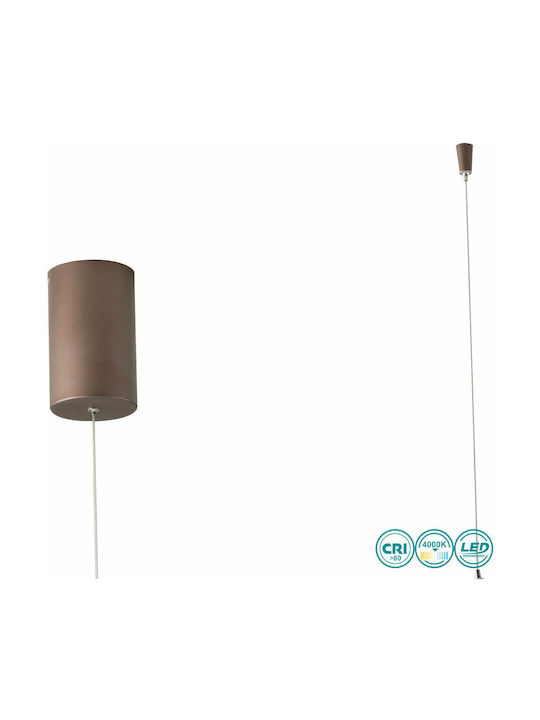 Fan Europe Candle Pendant Light Brown Rail 120x70x180cm