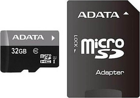 Adata Premier microSDHC 32GB U1 V10 UHS-I 50MB/s mit Adapter