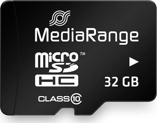 MediaRange MR959 microSDHC 32GB Class 10 A1 High Speed 80MB/s με αντάπτορα