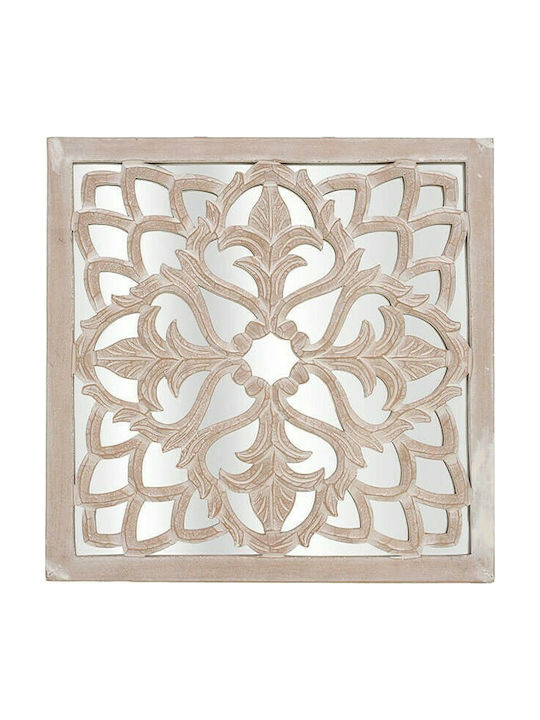 Inart Wooden Wall Ornament 60x60cm