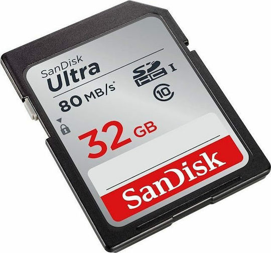 Sandisk Ultra SDHC 32GB Clasa 10 UHS-I 80MB/s