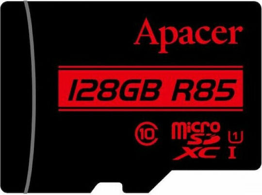 Apacer R85 microSDXC 128GB U1 UHS-I 85MB/s με αντάπτορα