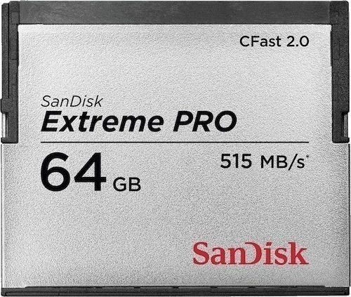 Sandisk Extreme Pro Cfast 2.0 CFast 64GB 525MB/s