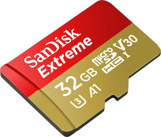 Sandisk Extreme microSDHC 32GB U3 V30 A1 UHS-I 100MB/s with Adapter