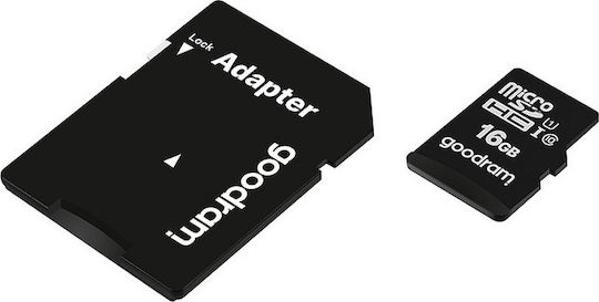 GoodRAM M1AA microSDHC 16GB U1 UHS-I 100MB/s с адаптер