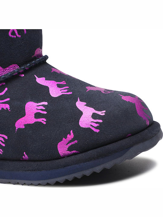 Rainbow Unicorn Brumby Ghete de Zăpadă Copii din Suede Negre