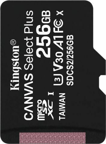 Kingston Canvas Select Plus microSDXC 256GB U3 V30 A1 UHS-I 100MB/s