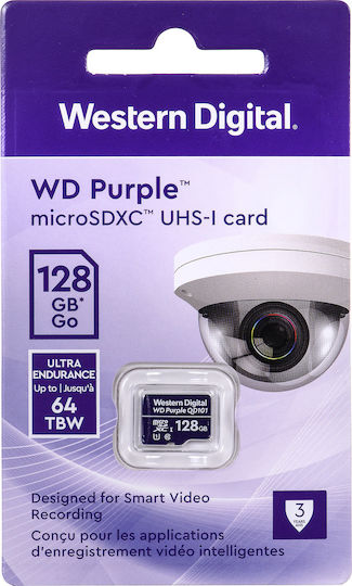 Western Digital Purple SC QD101 microSDXC 128GB U1 UHS-I