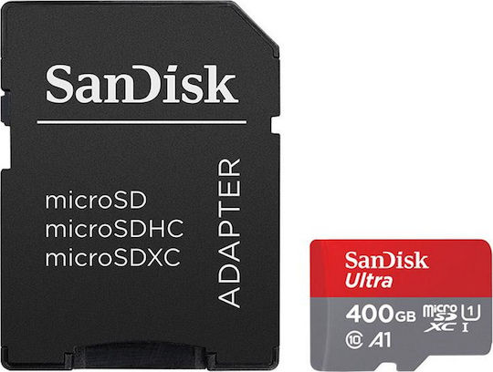 Sandisk Ultra microSDXC 400GB Клас 10 U1 A1 UHS-I