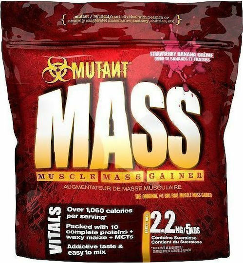 Mutant Mass Muscle Mass Gainer с Вкус Ягодов банан 2.27kg